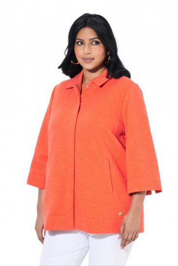 Ulla Popken 838658 Chaqueta Coral - Chaquetas - Chaquetas para mujer en tallas grandes