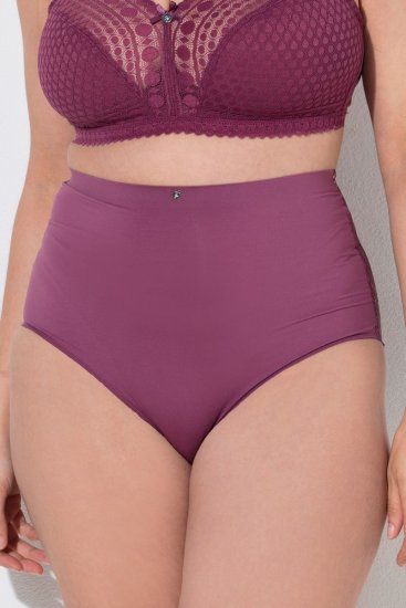 Ulla Popken 838675 Bragas de talle alto Morado oscuro - Bragas - 