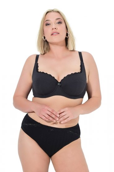 Ulla Popken 839167 Bragas con encaje pack de 4 Multicolor - Bragas - 