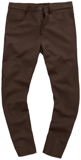 JP1880 New York Flexnamic Pantalón de punto con cinco bolsillos Marrón oscuro - Trajes - Trajes 2XL-8XL