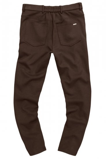 JP1880 New York Flexnamic Pantalón de punto con cinco bolsillos Marrón oscuro - Trajes - Trajes 2XL-8XL