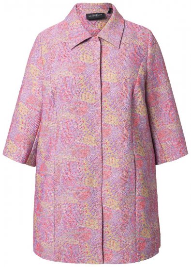 Ulla Popken 839708 Chaqueta Lila - Chaquetas - Chaquetas para mujer en tallas grandes