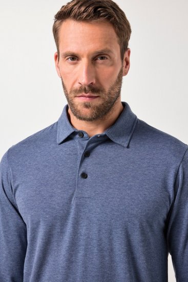 JAY-PI Quickdry Polo Long Sleeve Blue - Polos - Polos 2XL-8XL