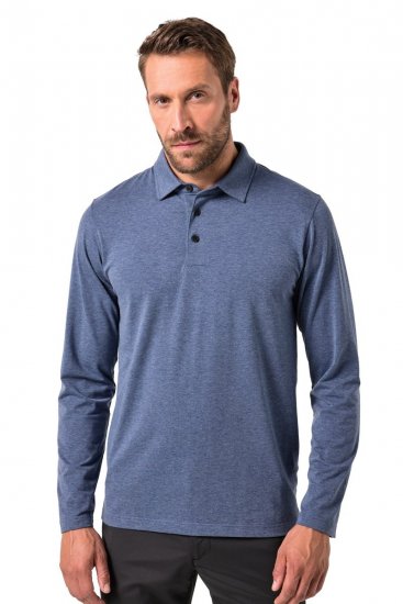 JAY-PI Quickdry Polo Long Sleeve Blue - Polos - Polos 2XL-8XL
