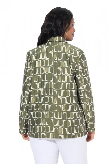 Ulla Popken 839781 Chaqueta Gris - Chaquetas - Chaquetas para mujer en tallas grandes