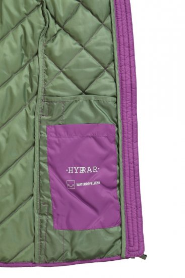 Ulla Popken 840047 Chaleco acolchado repelente al agua Lila - Chalecos - 