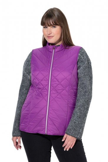Ulla Popken 840047 Chaleco acolchado repelente al agua Lila - Chalecos - 
