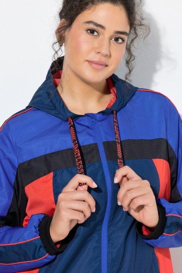 Ulla Popken 840094 Chaqueta técnica Azul marino - Chaquetas - Chaquetas para mujer en tallas grandes