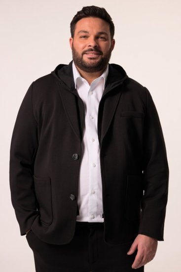 Men+ 205 Bilbao Flexlastic Blazer de punto Negro - Trajes - Trajes 2XL-8XL