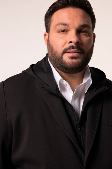 Men+ 205 Bilbao Flexlastic Blazer de punto Negro - Trajes - Trajes 2XL-8XL