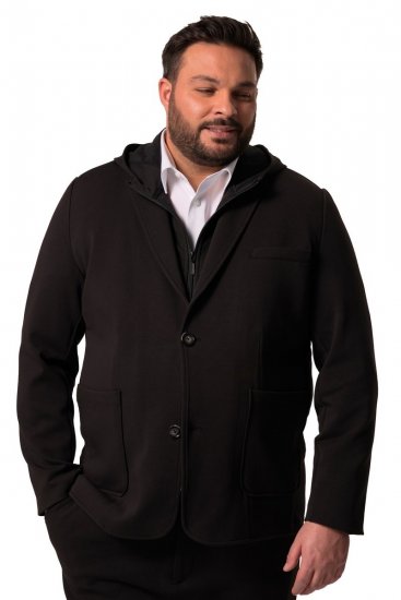 Men+ 205 Bilbao Flexlastic Blazer de punto Negro - Trajes - Trajes 2XL-8XL