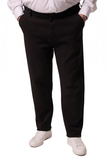 Men+ 207 Bilbao Flexlastic Pantalón chino de punto Negro - Trajes - Trajes 2XL-8XL