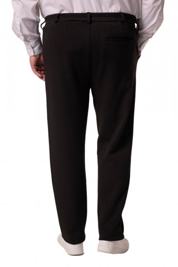 Men+ 207 Bilbao Flexlastic Pantalón chino de punto Negro - Trajes - Trajes 2XL-8XL