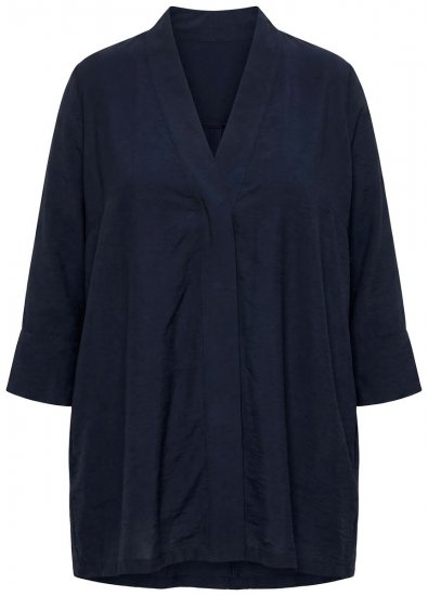 Ulla Popken 840210 Cárdigan Azul marino - Cárdigans - Cardigans de tallas grandes para mujer