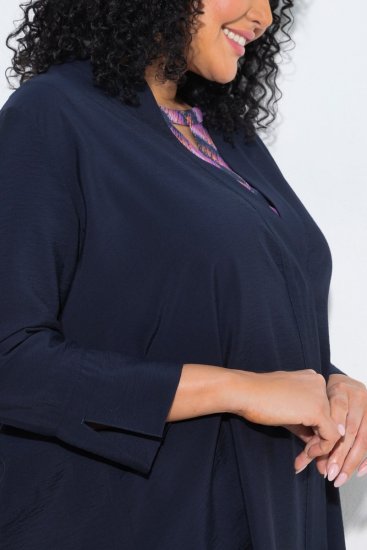 Ulla Popken 840210 Cárdigan Azul marino - Cárdigans - Cardigans de tallas grandes para mujer