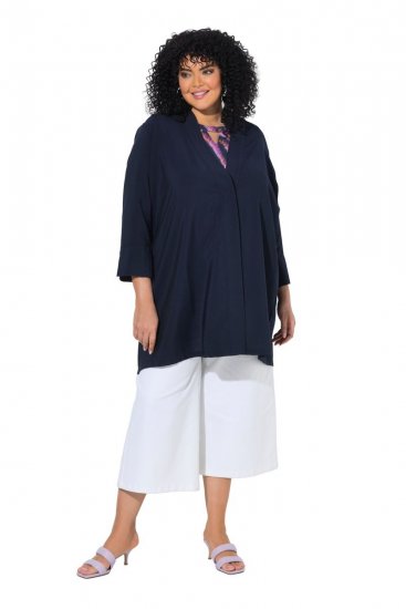 Ulla Popken 840210 Cárdigan Azul marino - Cárdigans - Cardigans de tallas grandes para mujer