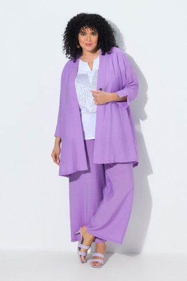 Ulla Popken 840210 Cárdigan Lila - Cárdigans - Cardigans de tallas grandes para mujer