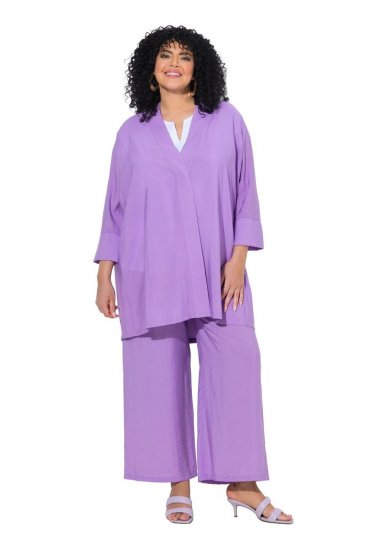 Ulla Popken 840210 Cárdigan Lila - Cárdigans - Cardigans de tallas grandes para mujer