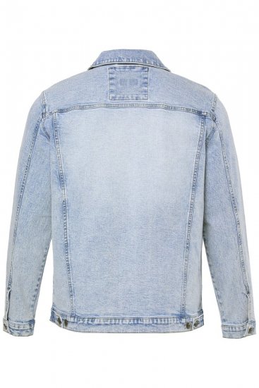 Men+ 394 Chaqueta vaquera con bolsillos en el pecho Azul claro - Chaquetas - Chaquetas Tallas Grandes 2XL-8XL