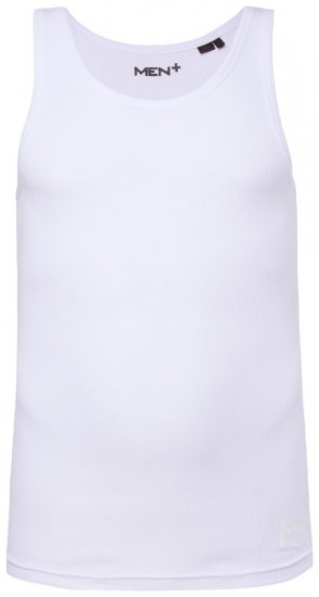 Men+ 620 Camiseta de tirantes de canalé Blanco - Camisetas - Camisetas - 2XL-14XL