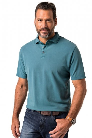 JP1880 Polo Shirt Short Sleeve Pique VIntage Teal - Polos - Polos 2XL-8XL