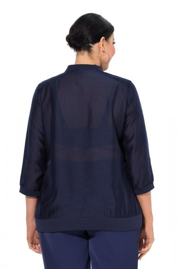 Ulla Popken 841127 Blusa Azul marino - Blusas - Blusas de talla grande para el día a día