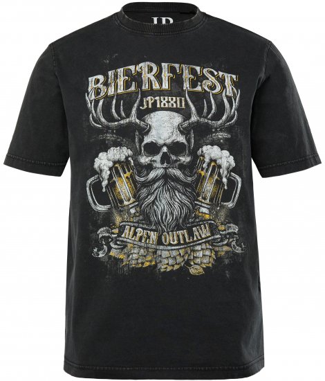 JP1880 Beer Festival Design Vintage Looking T-Shirt Black - Camisetas - Camisetas - 2XL-14XL