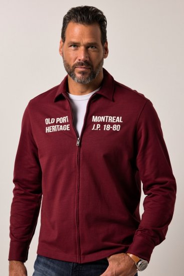 JP1880 Sweatshirt Long Sleeve Boxy Fit Red - Sudaderas - Sudaderas 2XL-12XL