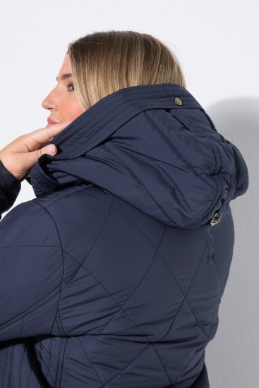 Ulla Popken 841360 Chaqueta acolchada Azul marino - Chaquetas - Chaquetas para mujer en tallas grandes