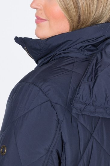Ulla Popken 841360 Chaqueta acolchada Azul marino - Chaquetas - Chaquetas para mujer en tallas grandes