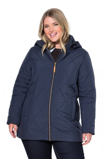 Ulla Popken 841360 Chaqueta acolchada Azul marino - Chaquetas - Chaquetas para mujer en tallas grandes