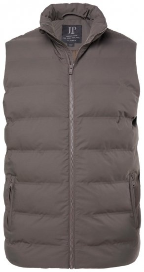 JP1880 841361 Chaleco acolchado láser Marrón moca - Chaquetas - Chaquetas Tallas Grandes 2XL-8XL