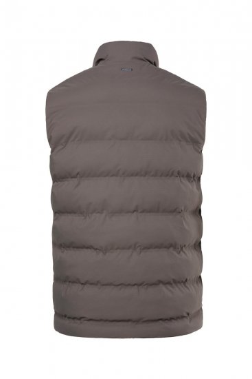 JP1880 841361 Chaleco acolchado láser Marrón moca - Chaquetas - Chaquetas Tallas Grandes 2XL-8XL