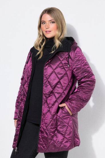 Ulla Popken 841398 Abrigo Negro - Abrigos - Abrigos de talla grande