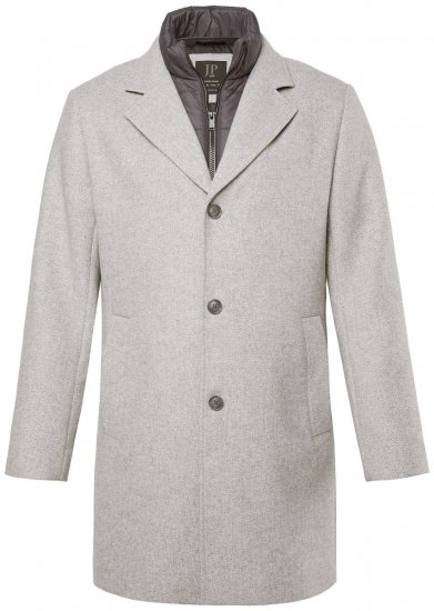 JP1880 841583 Abrigo de lana con forro desmontable Gris - Chaquetas - Chaquetas Tallas Grandes 2XL-8XL