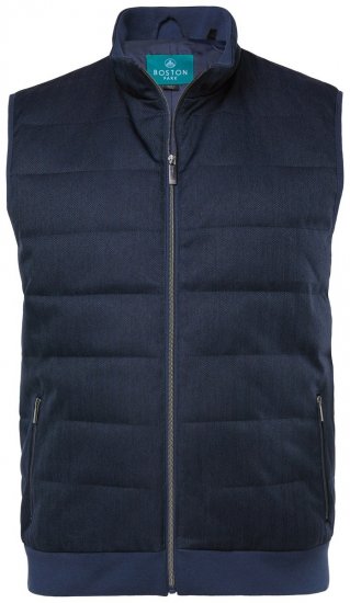 Boston Park 995 Chaleco acolchado bicolor Azul marino - Chaquetas - Chaquetas Tallas Grandes 2XL-8XL