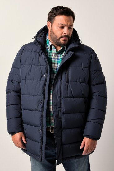 Men+ 426 Parka con capucha Azul marino - Chaquetas - Chaquetas Tallas Grandes 2XL-8XL