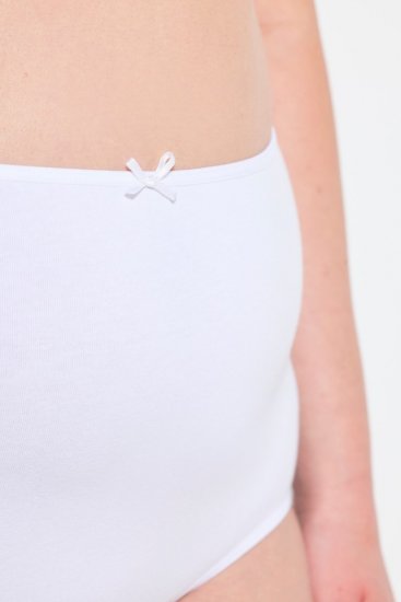 Ulla Popken 842435 Bragas de talle alto pack de 3 Blanco - Bragas - 