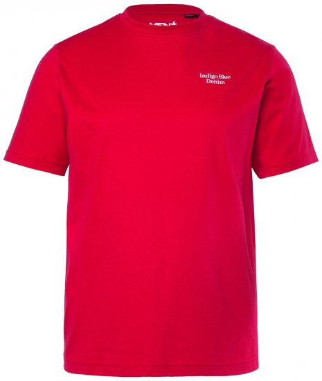 Men+ 500 Camiseta Indigo Blue Denim Rojo oscuro - Camisetas - Camisetas - 2XL-14XL