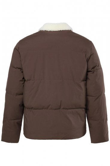 JP1880 842508 Chaqueta con cuello teddy Avellana - Chaquetas - Chaquetas Tallas Grandes 2XL-8XL