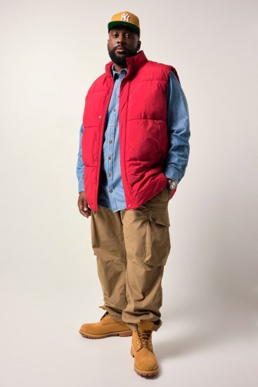 STHUGE 842684 Chaleco acolchado Rojo - Chaquetas - Chaquetas Tallas Grandes 2XL-8XL