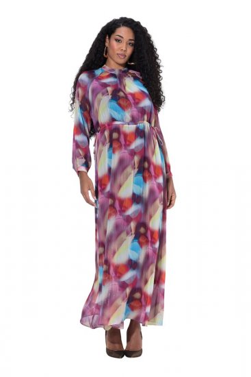 Ulla Popken 842719 Vestido de noche Negro - Vestidos de noche - Vestidos de fiesta de gran talla