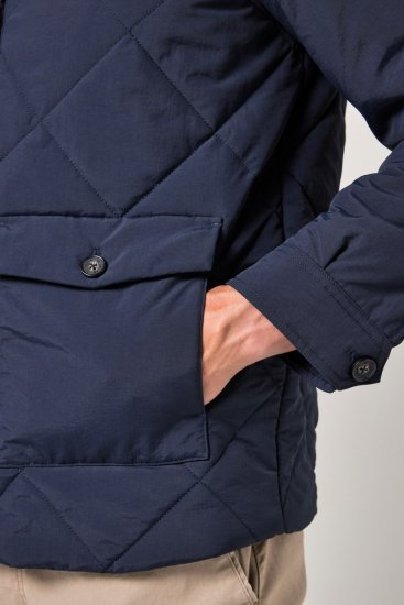 JP1880 842790 Chaqueta bomber acolchada en material reciclado Azul marino - Chaquetas - Chaquetas Tallas Grandes 2XL-8XL