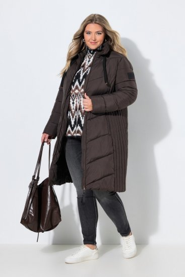 Ulla Popken 842877 Chaqueta técnica Verde oscuro - Chaquetas - Chaquetas para mujer en tallas grandes