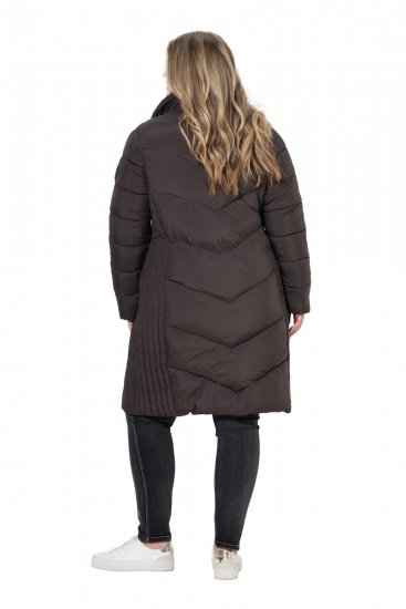 Ulla Popken 842877 Chaqueta técnica Verde oscuro - Chaquetas - Chaquetas para mujer en tallas grandes