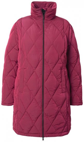 Ulla Popken 842937 Chaqueta acolchada Rojo - Chaquetas - Chaquetas para mujer en tallas grandes