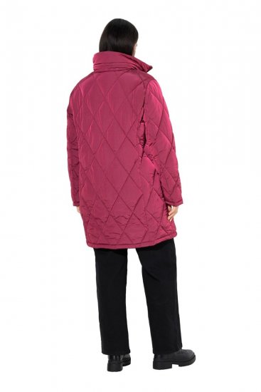 Ulla Popken 842937 Chaqueta acolchada Rojo - Chaquetas - Chaquetas para mujer en tallas grandes