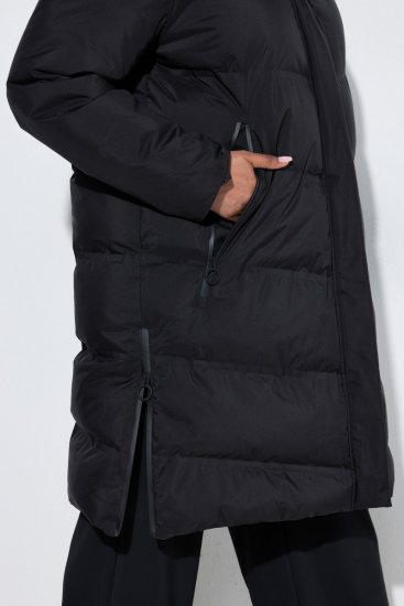 Ulla Popken SYMPATEX Triple Function Coat Black - Abrigos - Abrigos de talla grande