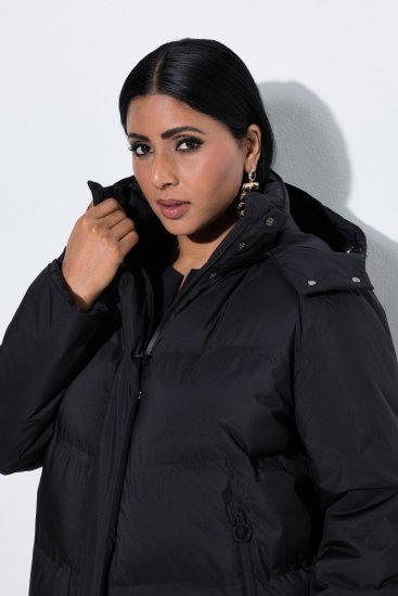 Ulla Popken SYMPATEX Triple Function Coat Black - Abrigos - Abrigos de talla grande