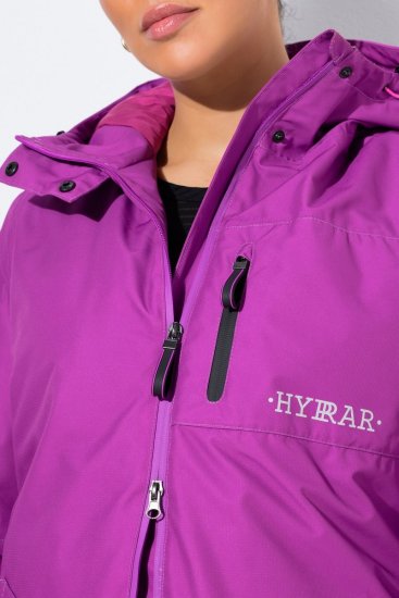 Ulla Popken 843542 Abrigo técnico Lila - Abrigos - Abrigos de talla grande